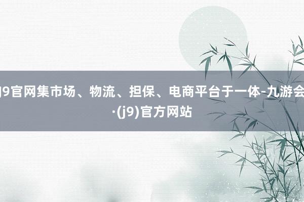 J9官网集市场、物流、担保、电商平台于一体-九游会·(j9)官方网站